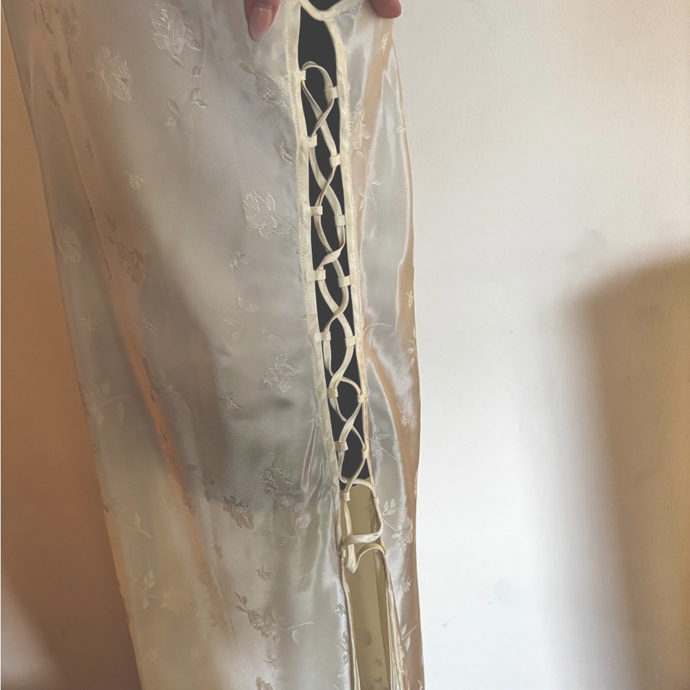 Vintage Open Side Lace-up Negligee - Size XL - Picture 6 of 12